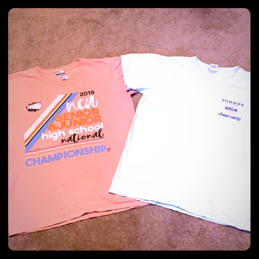 Two bundle cheer shirts